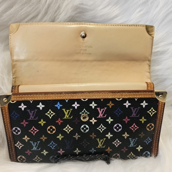 Louis Vuitton Murakami Noir Tresor Wallet - Picture 5 of 16